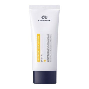 Легкий сонцезахисний лосьйон CUSKIN Clean Up Blemish Sun Lotion SPF 50 PA++++, 60 мл 21332 фото